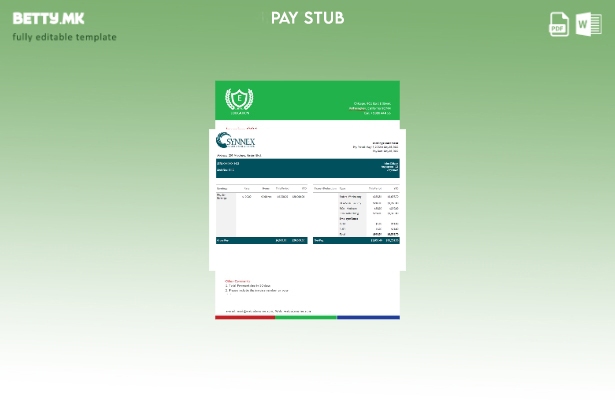 Модерен стил, шаблон за лист за вработени во ИТ консултантска компанија во САД